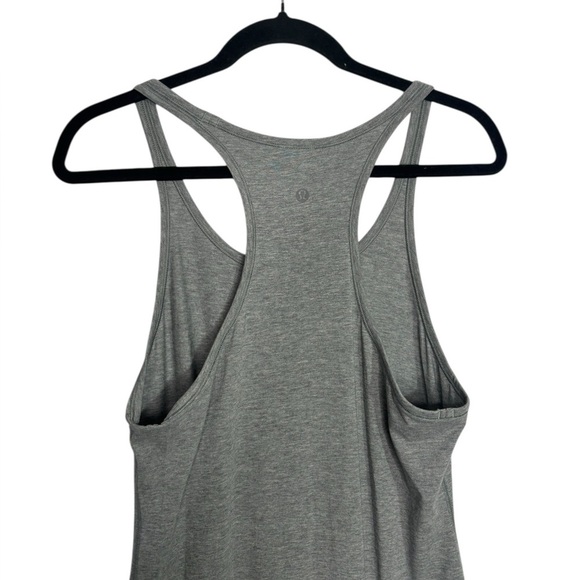 Lululemon Refresh Racerback Maxi Dress II Pima Cotton Heathered Medium Grey - Picture 4 of 11